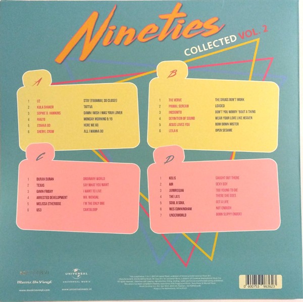 Nineties Collected Vol.2 (color) (Сборник) (2LP)