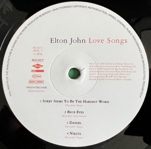 Elton John - Love Songs (2LP)