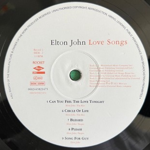 Elton John - Love Songs (2LP)
