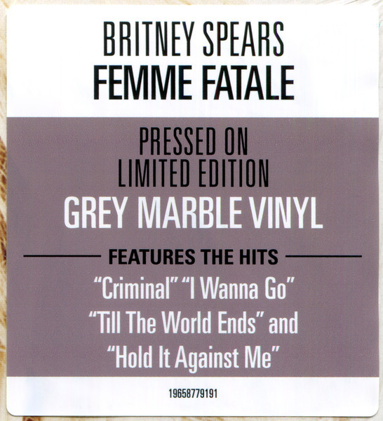 Britney Spears - Femme Fatale (Limited Edit) (color)(LP)