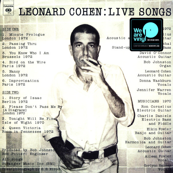 Leonard Cohen - Live Songs (LP)