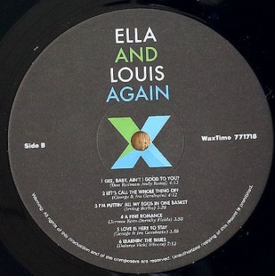 Ella And Louis  ‎– Ella And Louis Again (Limited Edit) (Mono) (LP)