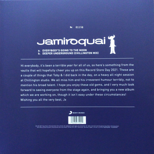 Jamiroquai - Everybodys Going To The Moon (Limited Edit) (Numbered) (LP)