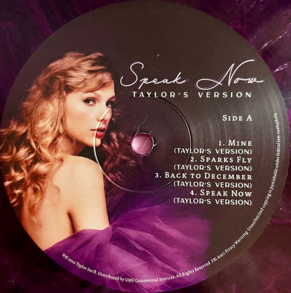 Taylor Swift - Speak Now (Taylor's Version) (Violet Marbled color)(3LP)