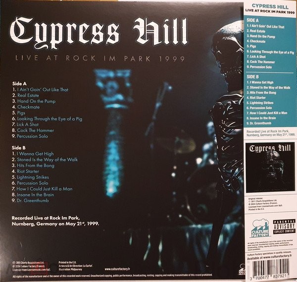 Cypress Hill - Live at rock im park 1999 (color) (LP)