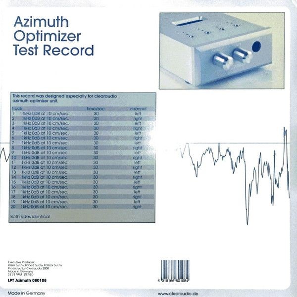Azimuth Optimizer Test Record (LP)
