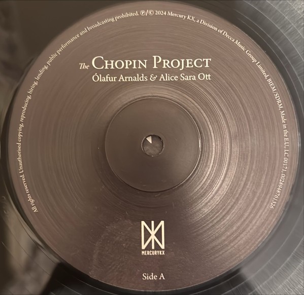 Alice Sara Ott & Olafur Arnalds - The Chopin Project (coloured) (LP)