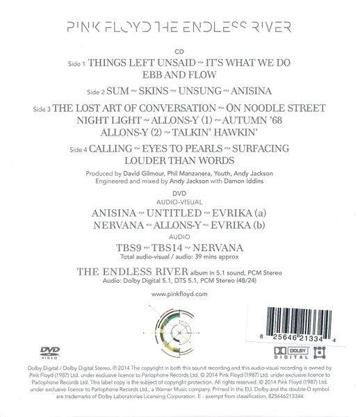Pink Floyd - The Endless River (Box- Set) (Cd+dvd)