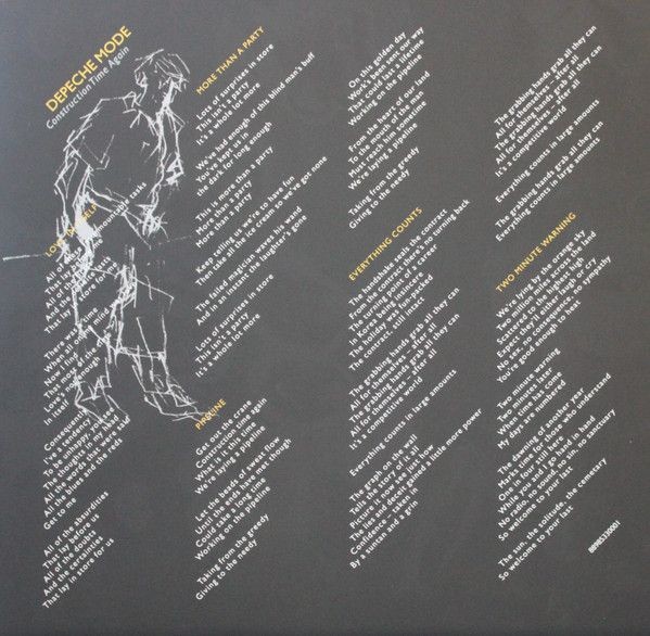 Depeche Mode - Construction Time Again (LP)