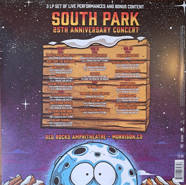 «Южный Парк» South Park Concert (25th Anniversary) (soundtrack) (3LP)