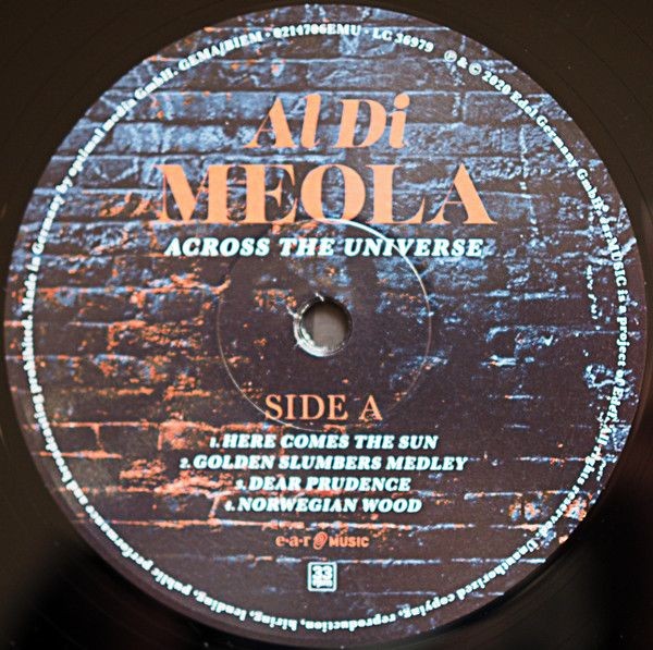Al Di Meola - Across The Universe (2Lp)