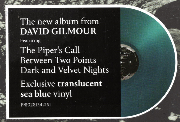 David Gilmour - Luck and Strange (color) (LP)