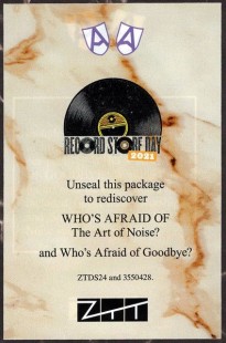 The Art Of Noise - Who's Afraid Of The Art Of Noise? And Who's Afraid Of Goodbye? (Limited Edit) (2Lp)