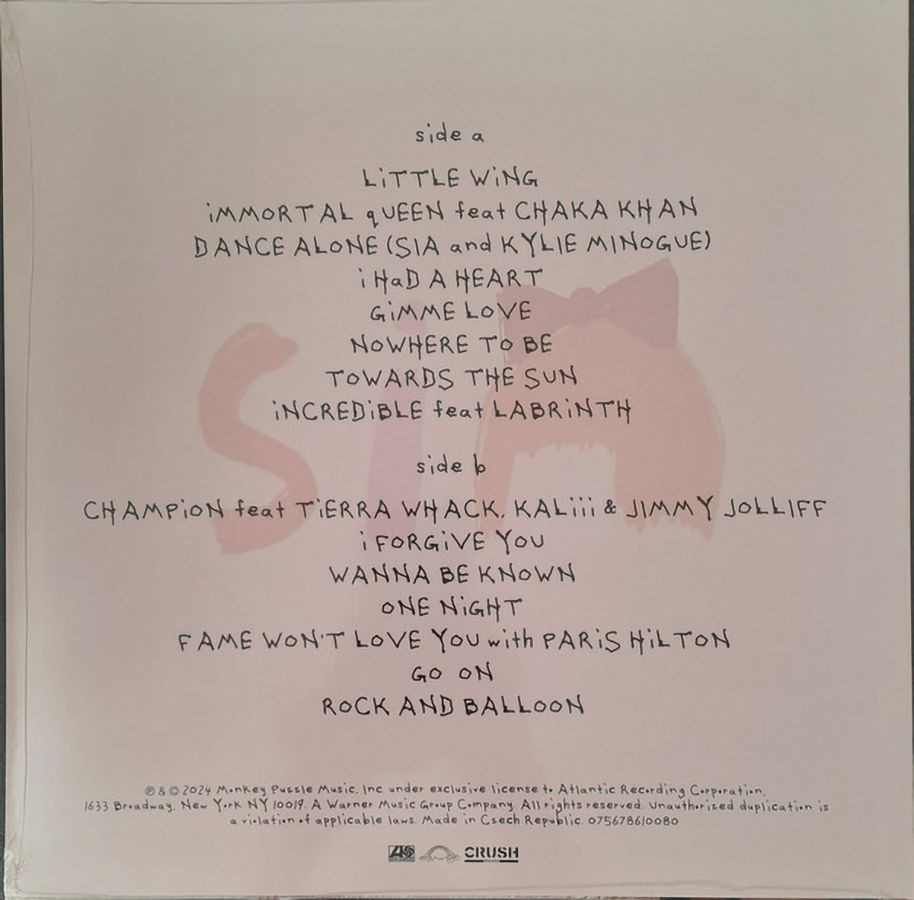 Sia - Reasonable Woman (color Lavender) (LP)