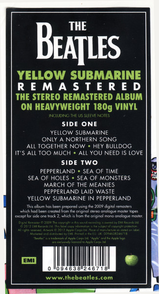 The Beatles - Yellow Submarine (LP)
