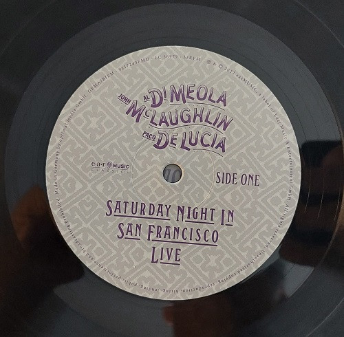 Al Di Meola, John McLaughlin, Paco De Lucia - Saturday Night In San Francisco (LP)