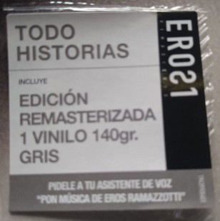 Eros Ramazzotti - Todo Historias (color) (Spanish version) (LP)