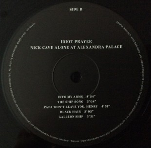 Nick Cave - Idiot Prayer (Nick Cave Alone At Alexandra Palace)  (2LP)