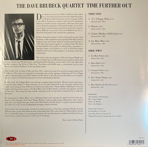 The Dave Brubeck Quartet - Time Further Out (color) (LP)