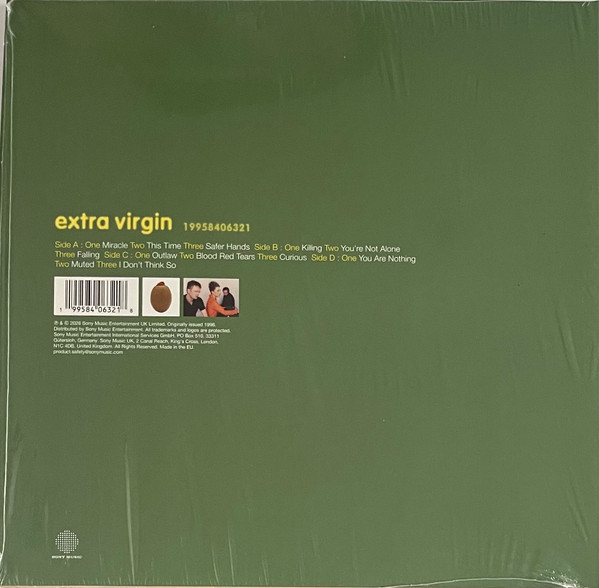 Виниловая пластинка Olive - Extra Virgin (Limited Edit) (30th Anniversary) (ColoR) (2LP)