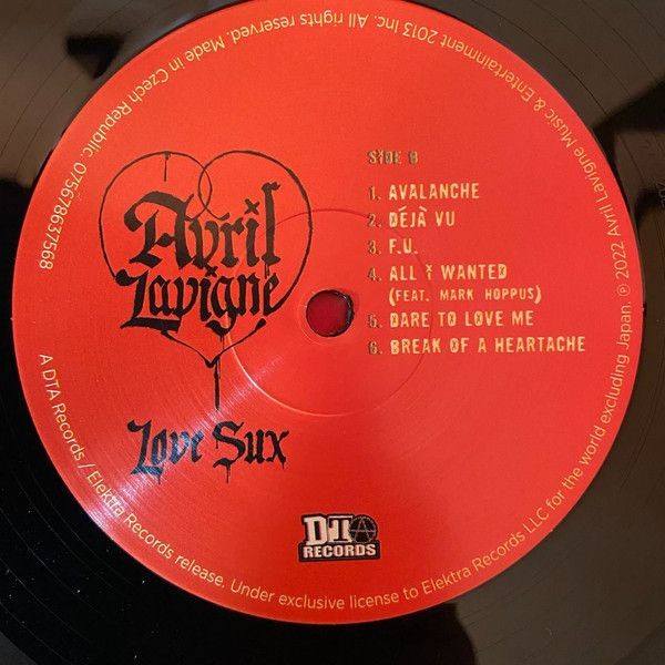 Avril Lavigne - Love Sux (LP)