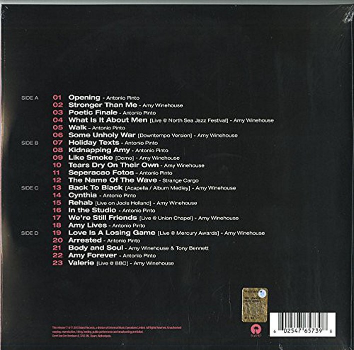 Amy Winehouse / Antonio Pinto - Amy (The Original Soundtrack) (2LP)