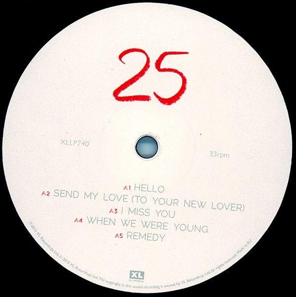 Виниловая пластинка Adele - 25 (LP)