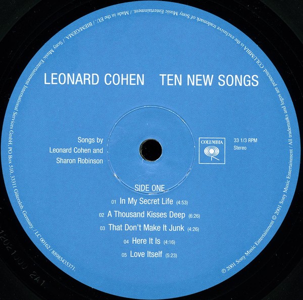 Leonard Cohen - Ten New Songs (LP)