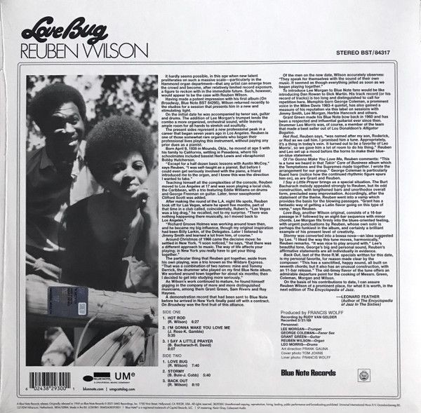 Reuben Wilson - Love Bug (LP)