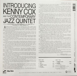 Kenny Cox, The Contemporary Jazz Quintet - Introducing Kenny Cox And The Contemporary Jazz Quintet (LP)