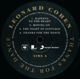 Leonard Cohen - Thanks For The Dance (LP)