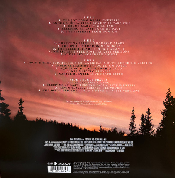 Виниловая пластинка Сумерки - The Twilight Saga Breaking Dawn Part 1 (Soundtrack) [Blood Splattered] (2LP)