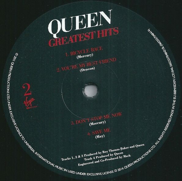 Виниловая пластинка Queen - Greatest Hits (2 LP)