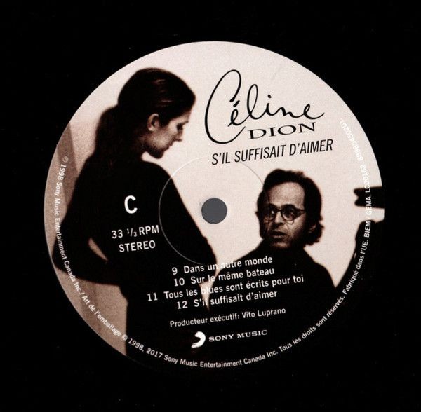 Celine Dion - S'Il Suffisait D'Aimer (2 LP)