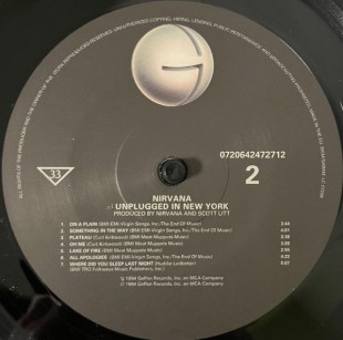 Nirvana – MTV Unplugged In New York (LP)