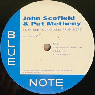 John Scofield, Pat Metheny. I Can See Your House From Here (2LP)
