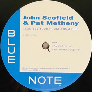 John Scofield, Pat Metheny. I Can See Your House From Here (2LP)