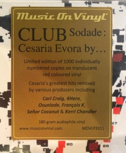Cesaria Evora Club Sodade: Cesaria Evora By... (color)(2LP)