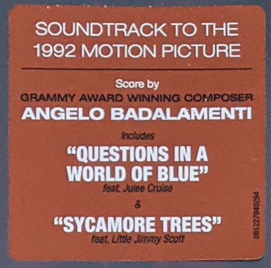Angelo Badalamenti - Twin Peaks. Fire Walk With Me (Soundtrack) (LP)