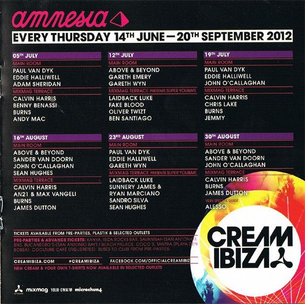 Above & Beyond - Cream Ibiza 2012 (2CD)
