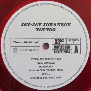 Виниловая пластинка Jay-Jay Johanson - Tattoo (Limited Edit) (Numbered) (Color) (LP)