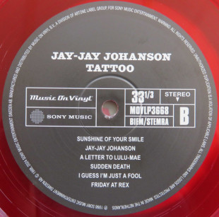 Виниловая пластинка Jay-Jay Johanson - Tattoo (Limited Edit) (Numbered) (Color) (LP)