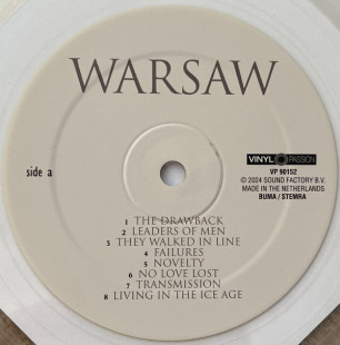 Warsaw - Warsaw (Limited Edit) (color) (Unofficial Release) (LP)