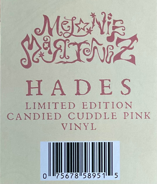 Виниловая пластинка Melanie Martinez - Hades (Limited Edit) [Candied Cuddle Pink] (2LP)