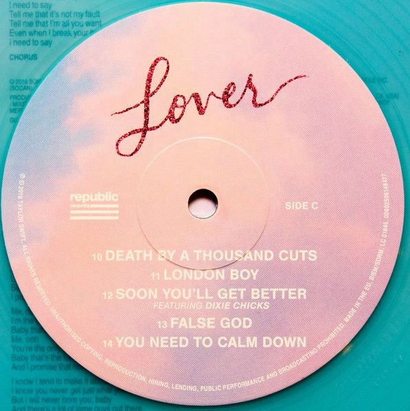 Taylor Swift - Lover (Color - Pink and Blue) (2LP)