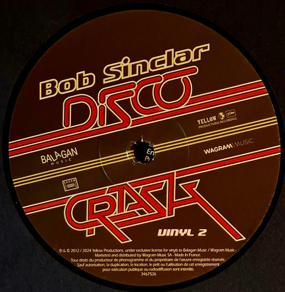 Bob Sinclar - Disco Crash (2LP)