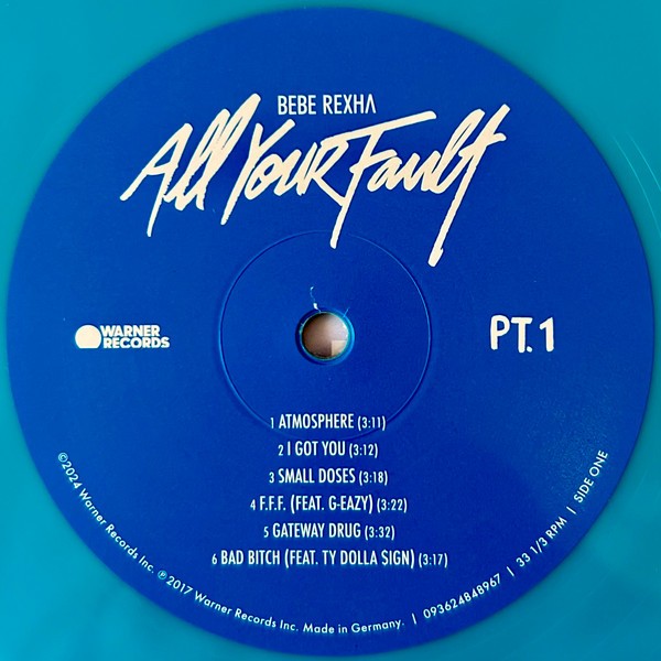 Bebe Rexha - All Your Fault: Pt. 1 & 2 (coloured) (LP)