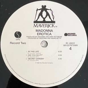 Madonna - Erotica (2 LP)