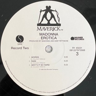 Madonna - Erotica (2 LP)