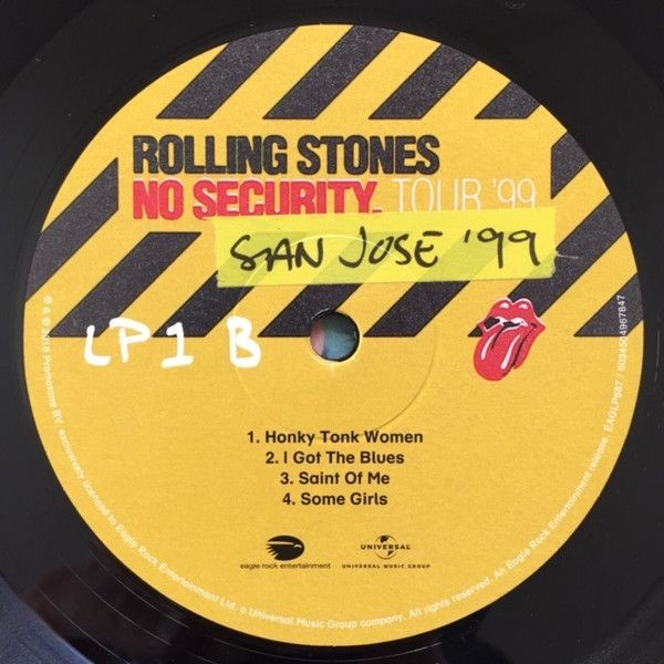 The Rolling Stones - No Security. San Jose '99 (3LP)